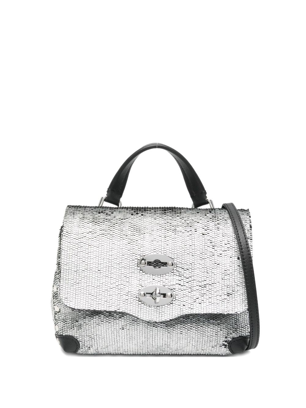 Zanellato Capsule Postina Top Handle Bag — Silver