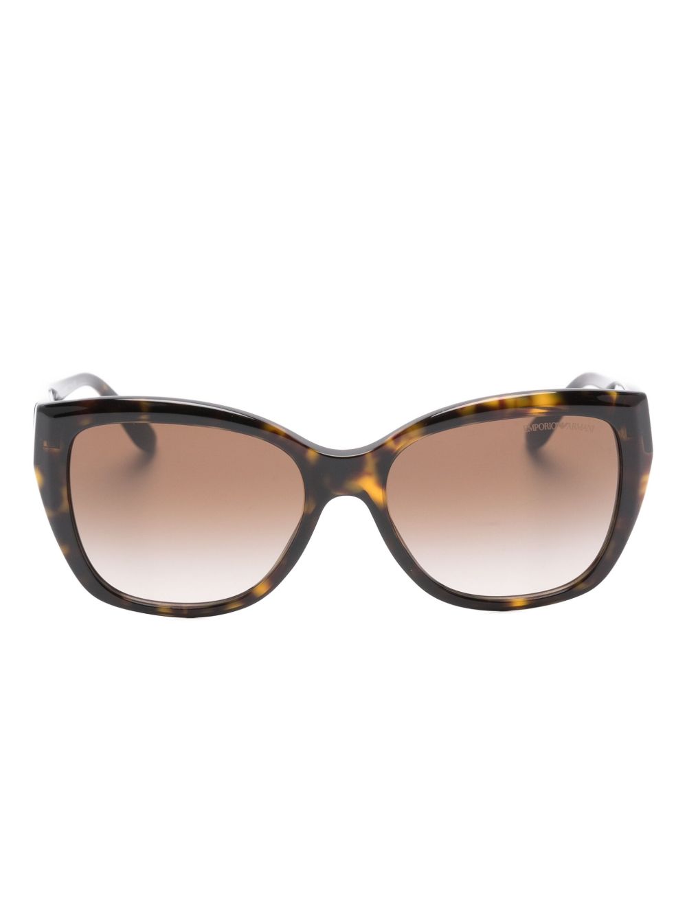 Emporio Armani Tortoiseshell Cat-Eye Sunglasses — Tortoiseshell