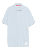 Thom Browne Cotton Polo — Sky blue