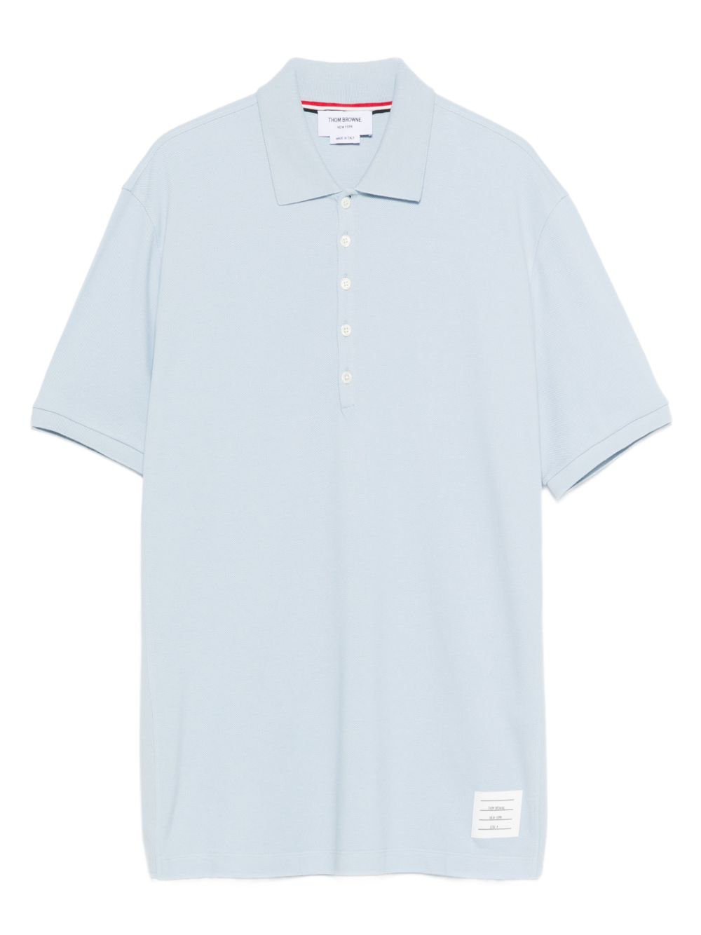 Thom Browne Cotton Polo — Sky blue