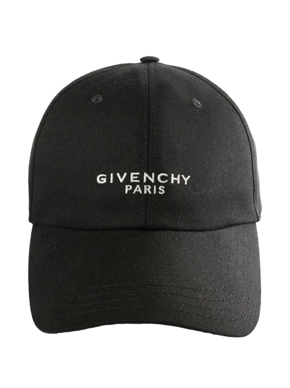 Givenchy Logo-Embroidered Cotton Baseball Cap — black