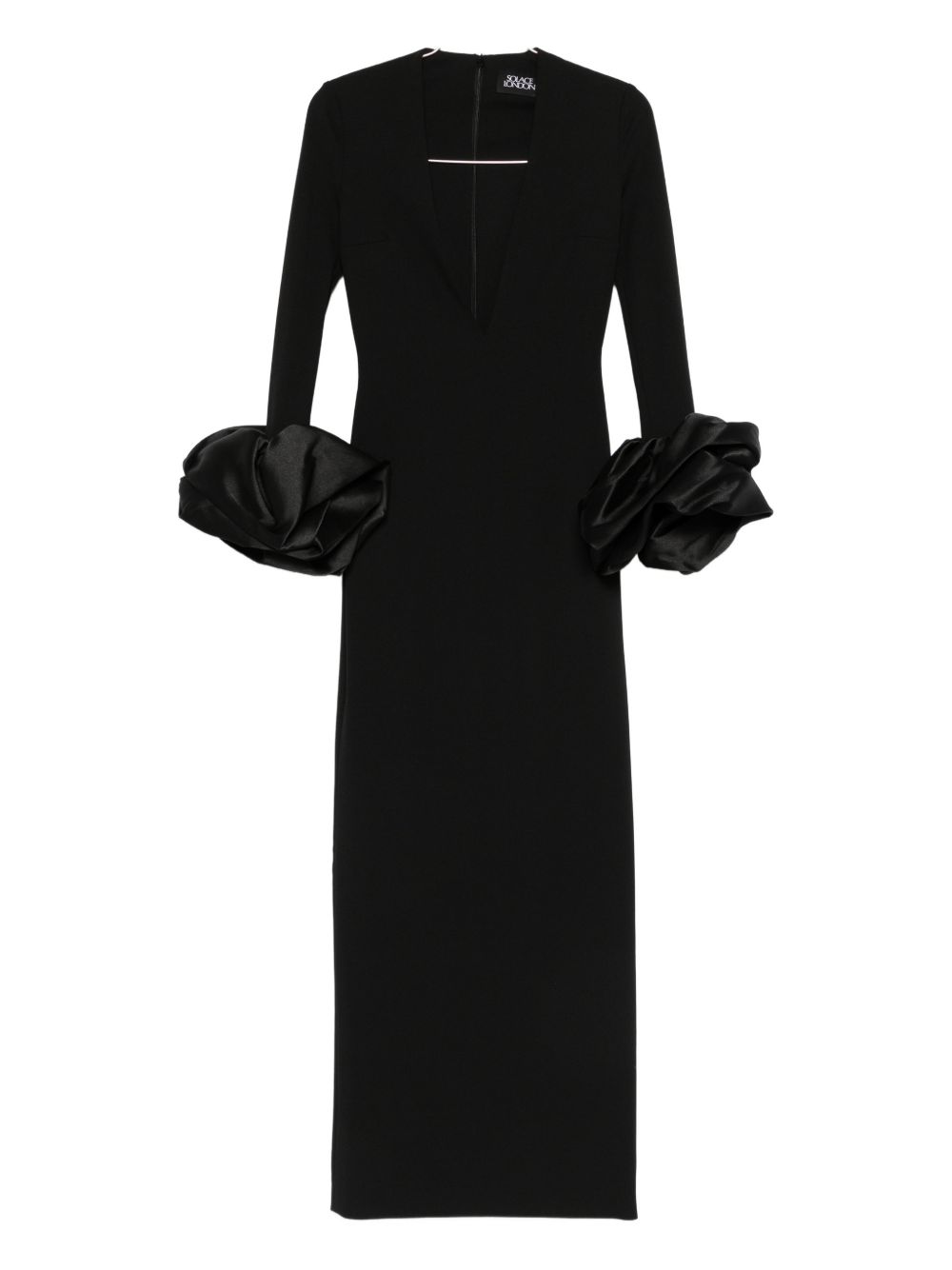 Solace London Valerie Dress — Black