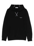 Givenchy Logo Cotton Hoodie — Black