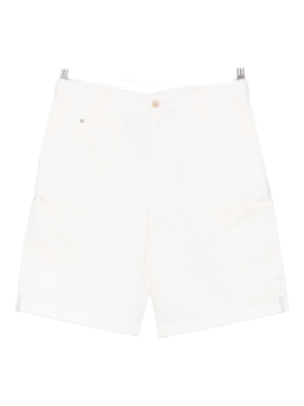 Givenchy Denim Cargo Cargo Shorts — White
