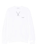 Givenchy Logo-Embroidered Cotton Sweatshirt — White