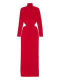 Solace London Wilma Maxi Dress — Red