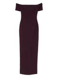 Solace London Nile Maxi Dress — Plum