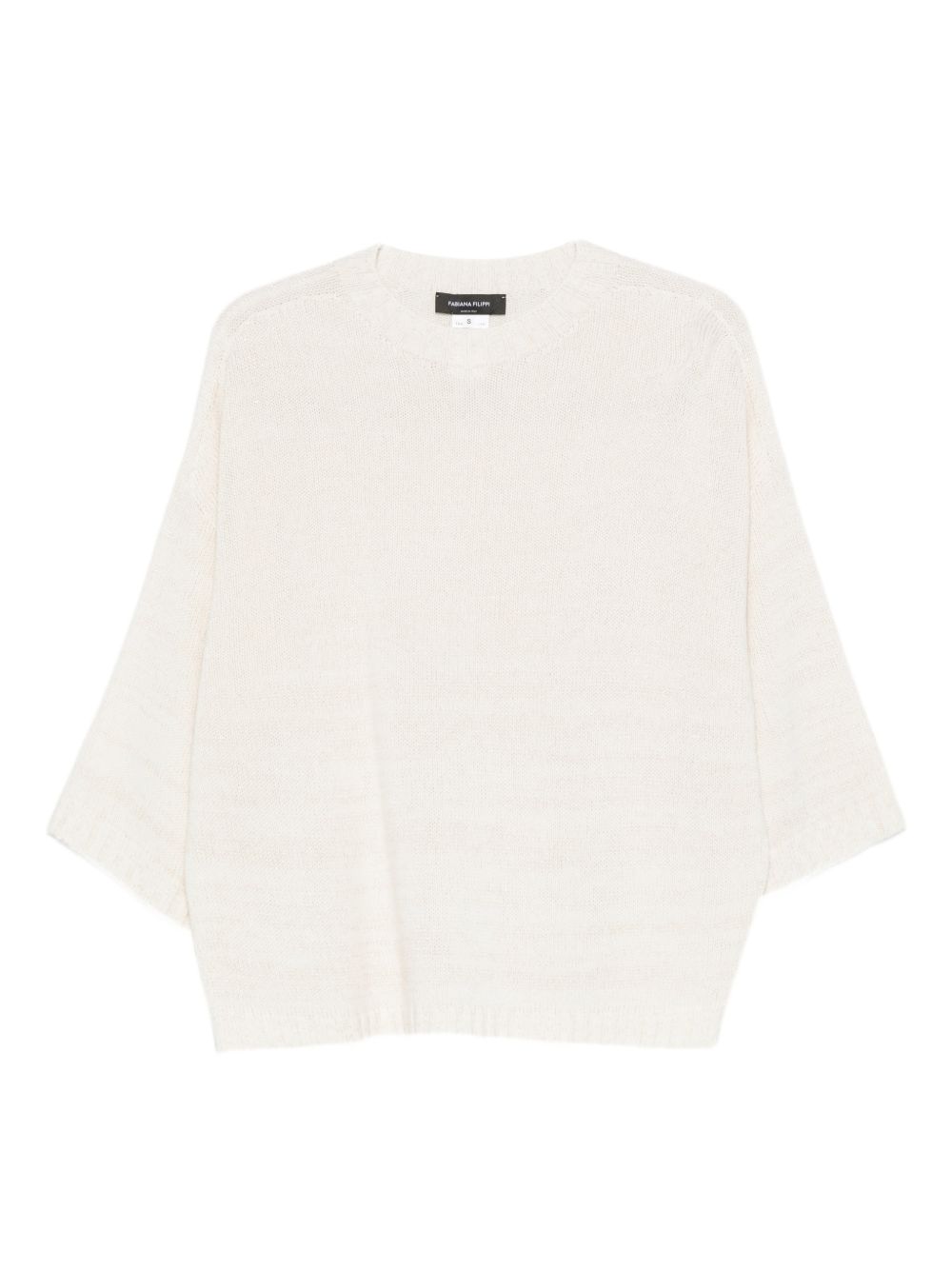 Fabiana Filippi Wool Blend Sweater — Cream