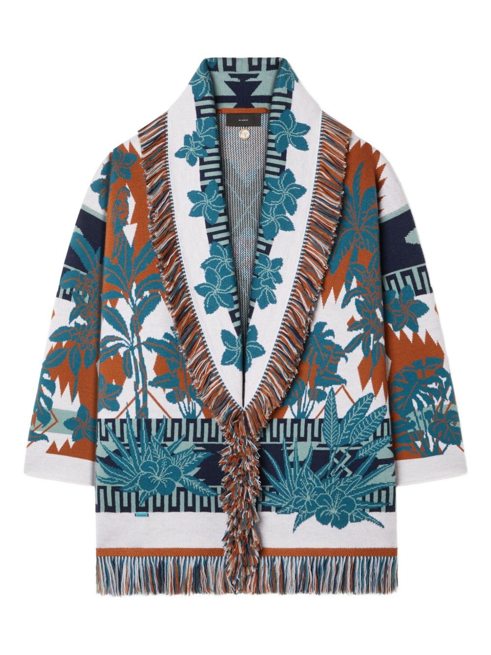 Alanui Island Soul Cardigan — Teal