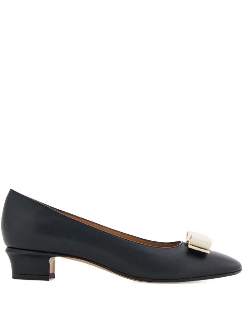 Ferragamo Vara Heel — Black
