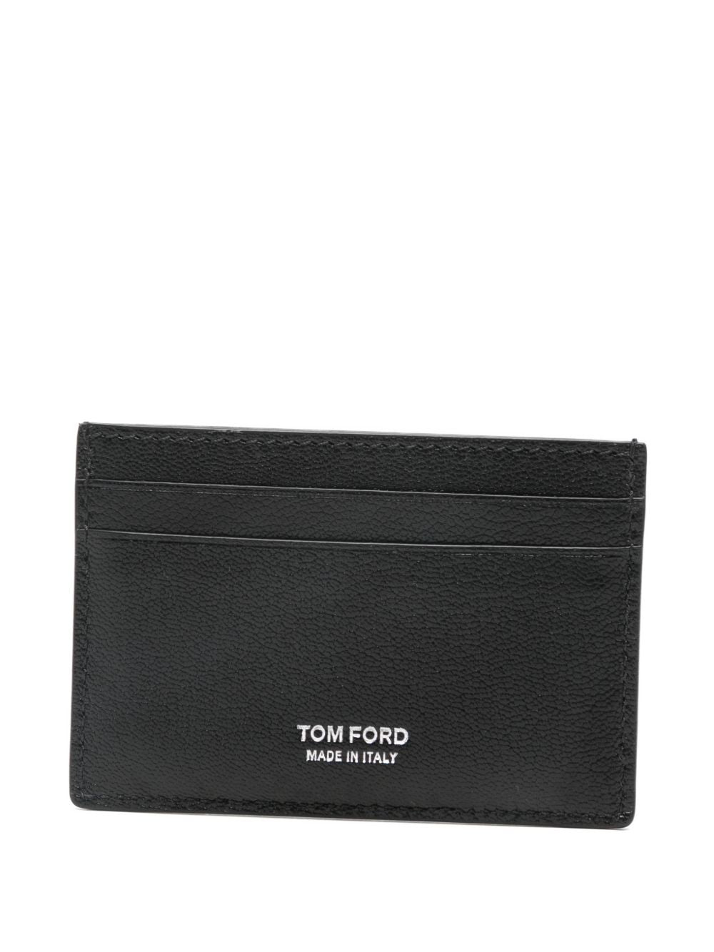 Tom Ford Leather Card Case — Black