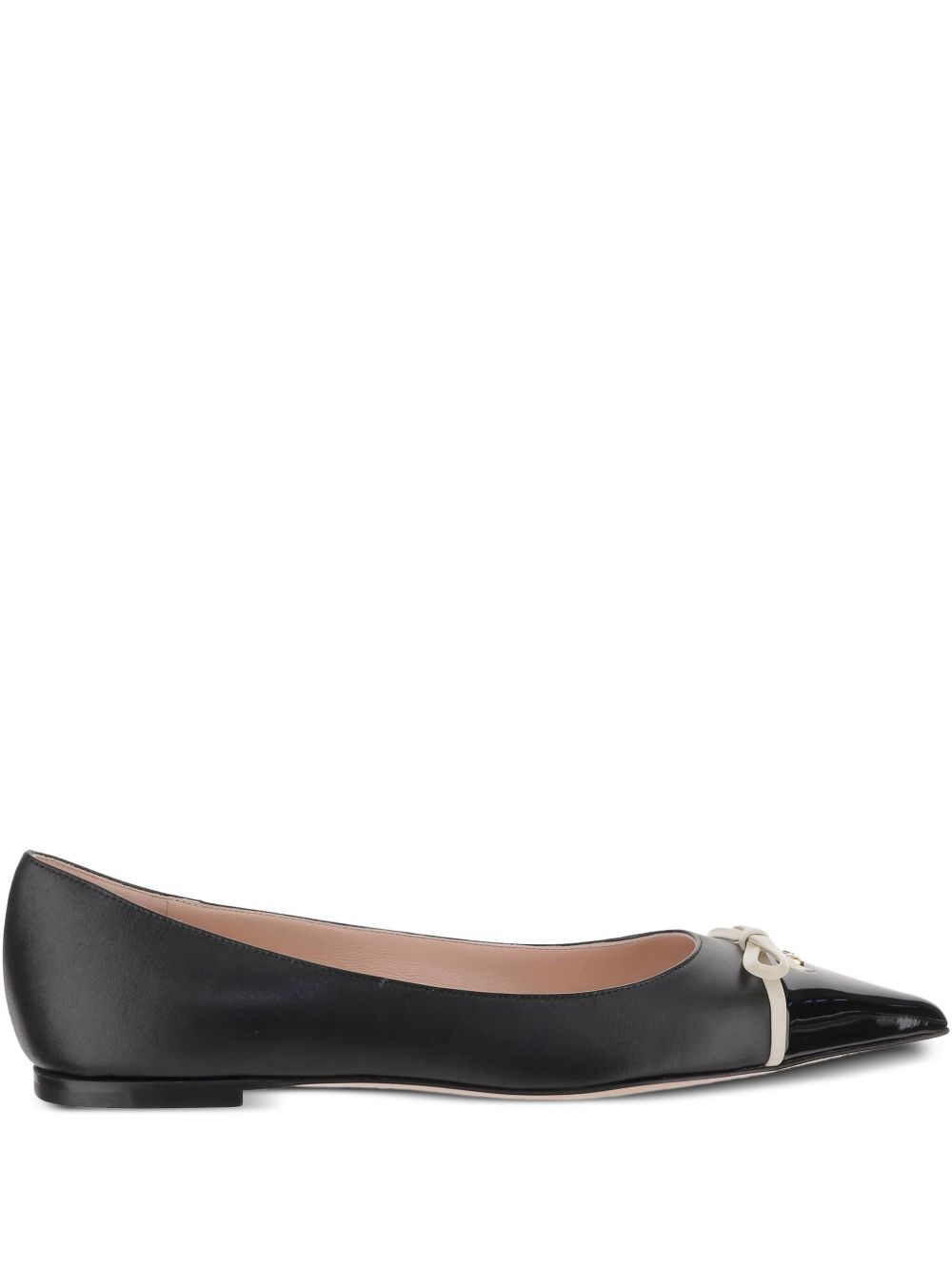 Valentino Garavani Bepointy Ballet Flat — Black