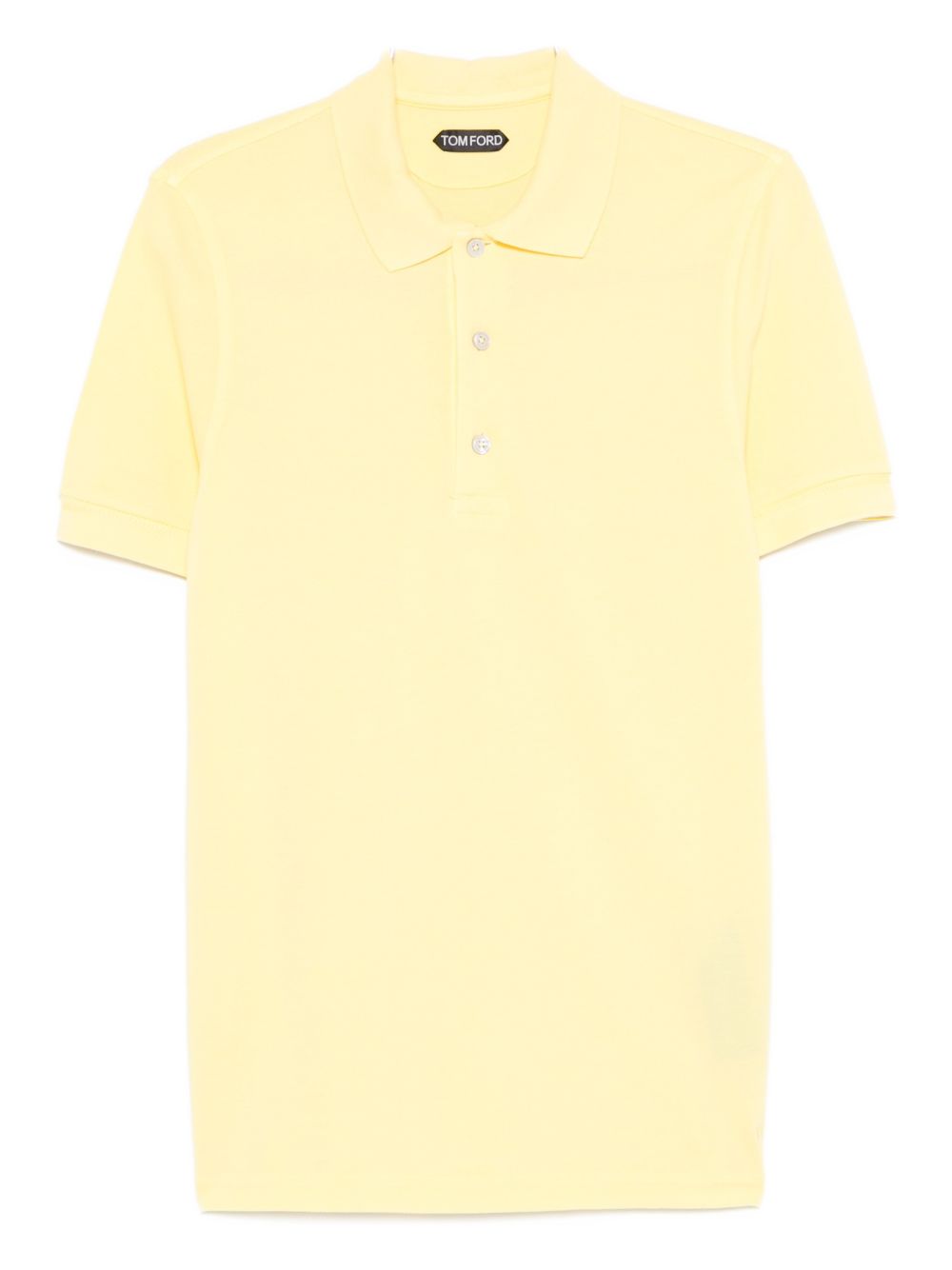 Tom Ford Cotton Blend Polo — Yellow
