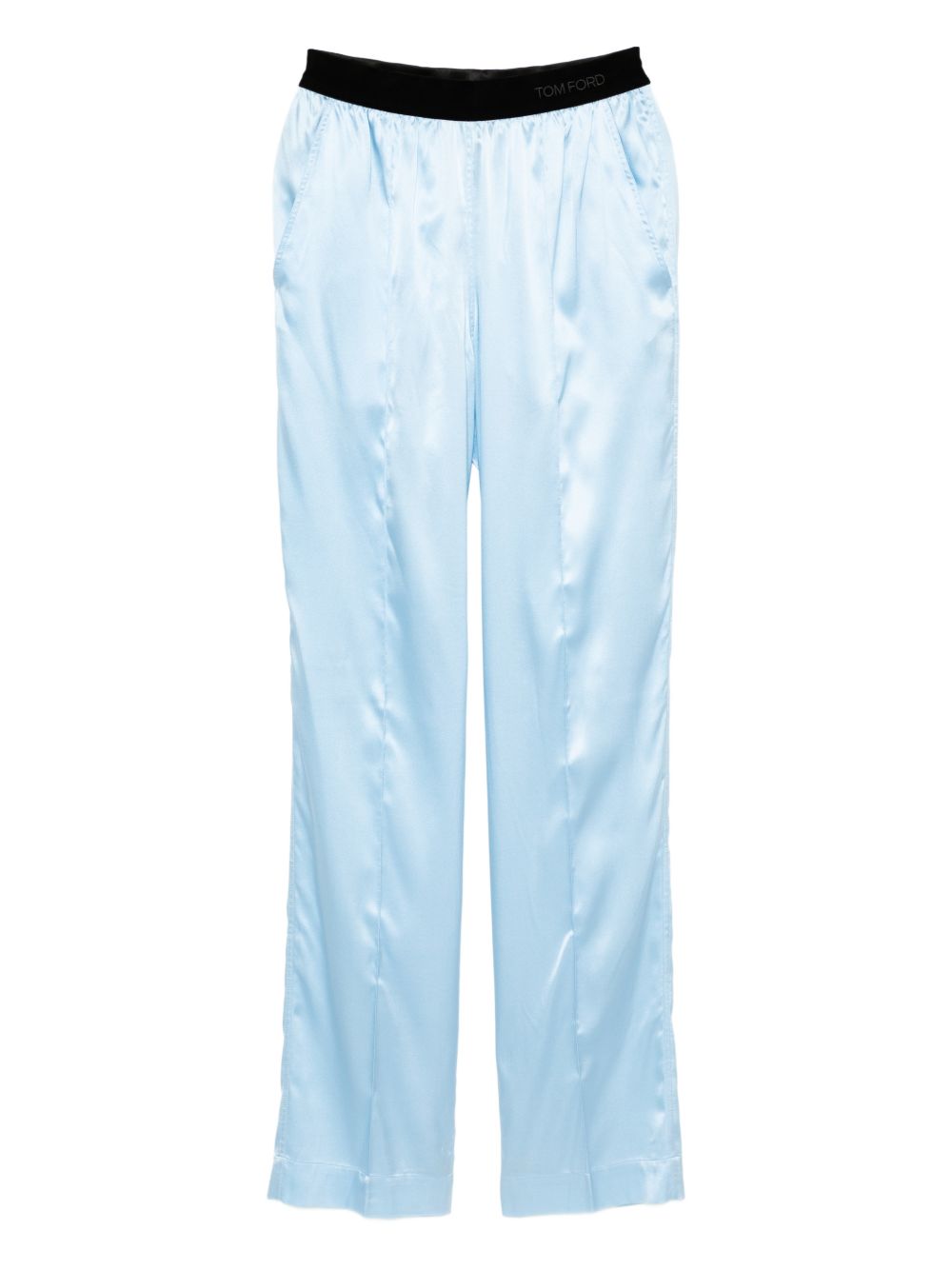 Tom Ford Silk Pajama Trousers — Sky blue