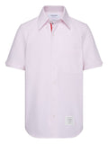Thom Browne Cotton Oxford Shirt — Pink