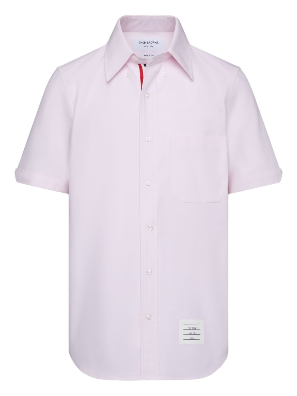 Thom Browne Cotton Oxford Shirt — Pink
