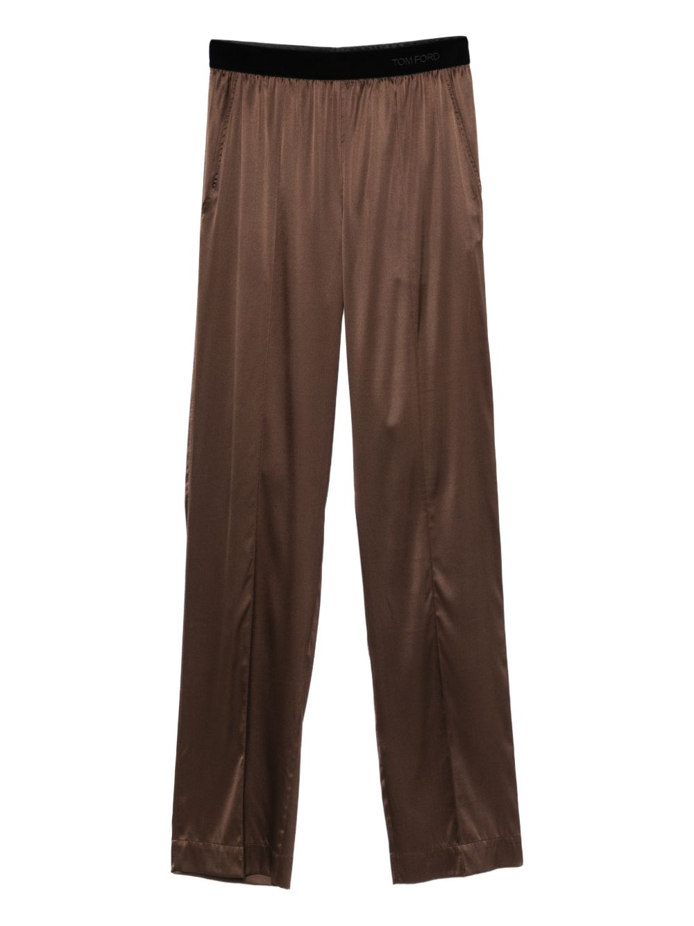 Tom Ford Silk Pajama Trousers — Cinnamon