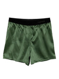 Tom Ford Silk Pajama Shorts — Green