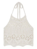 Alanui Lagoon Romance Tank Top — Ivory