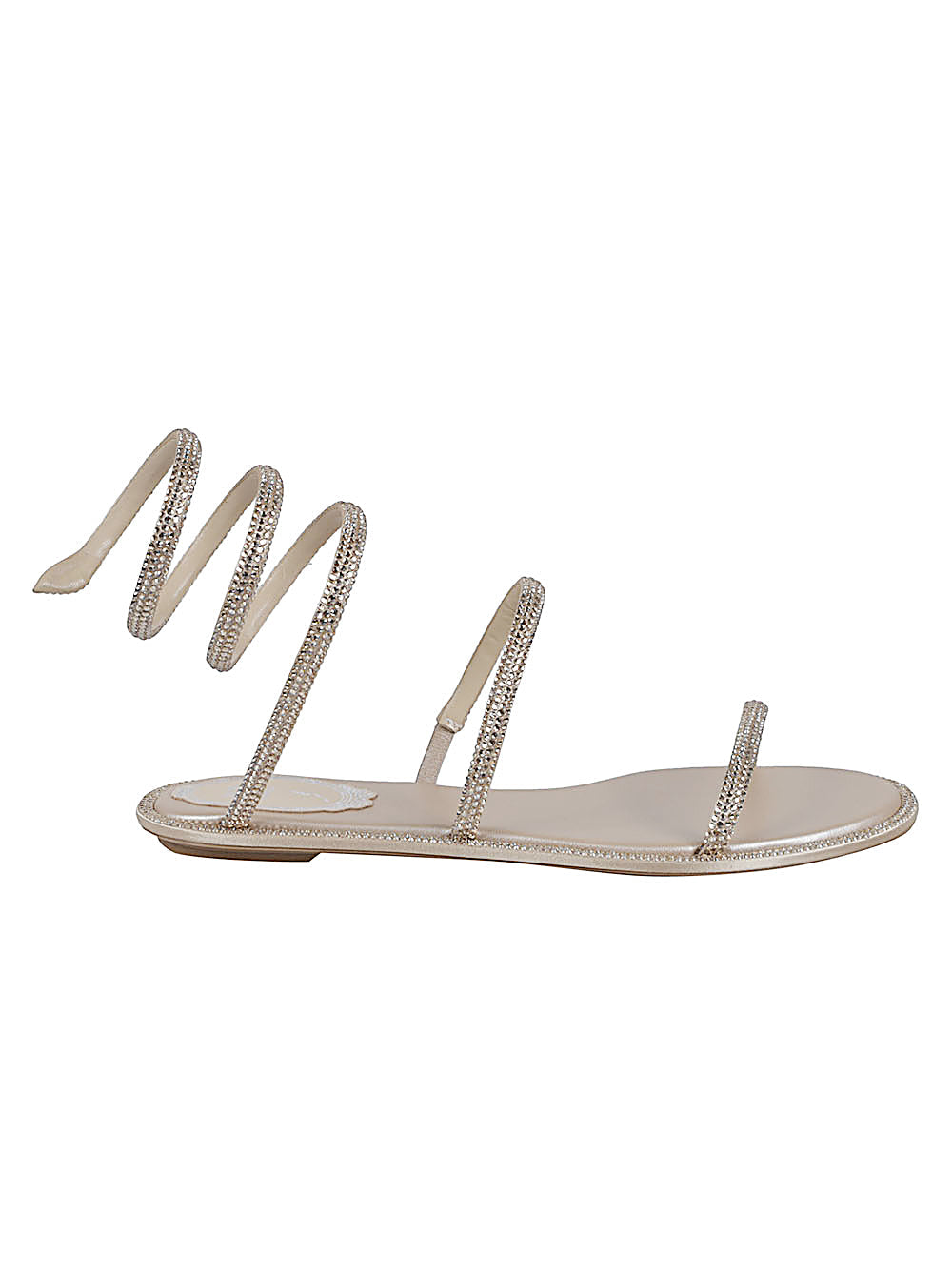 René Caovilla Cleo Sandals — Beige