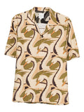 Paul Smith Swan-Print Shirt — Beige