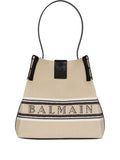 Balmain Release Bucket Bag — Beige