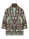 Alanui Echoes Of The Island Cardigan — Brown