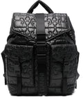 Ganni Quilted Nylon Backpack — Black