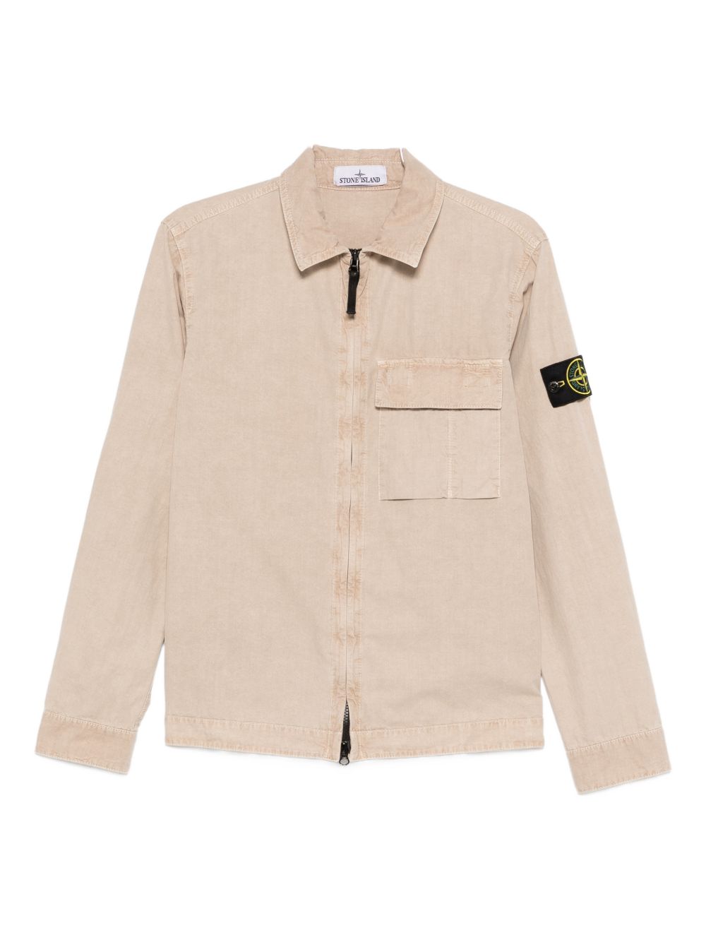 Stone Island Cotton Shirt — Beige