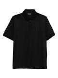 Emporio Armani Cotton Polo — Black