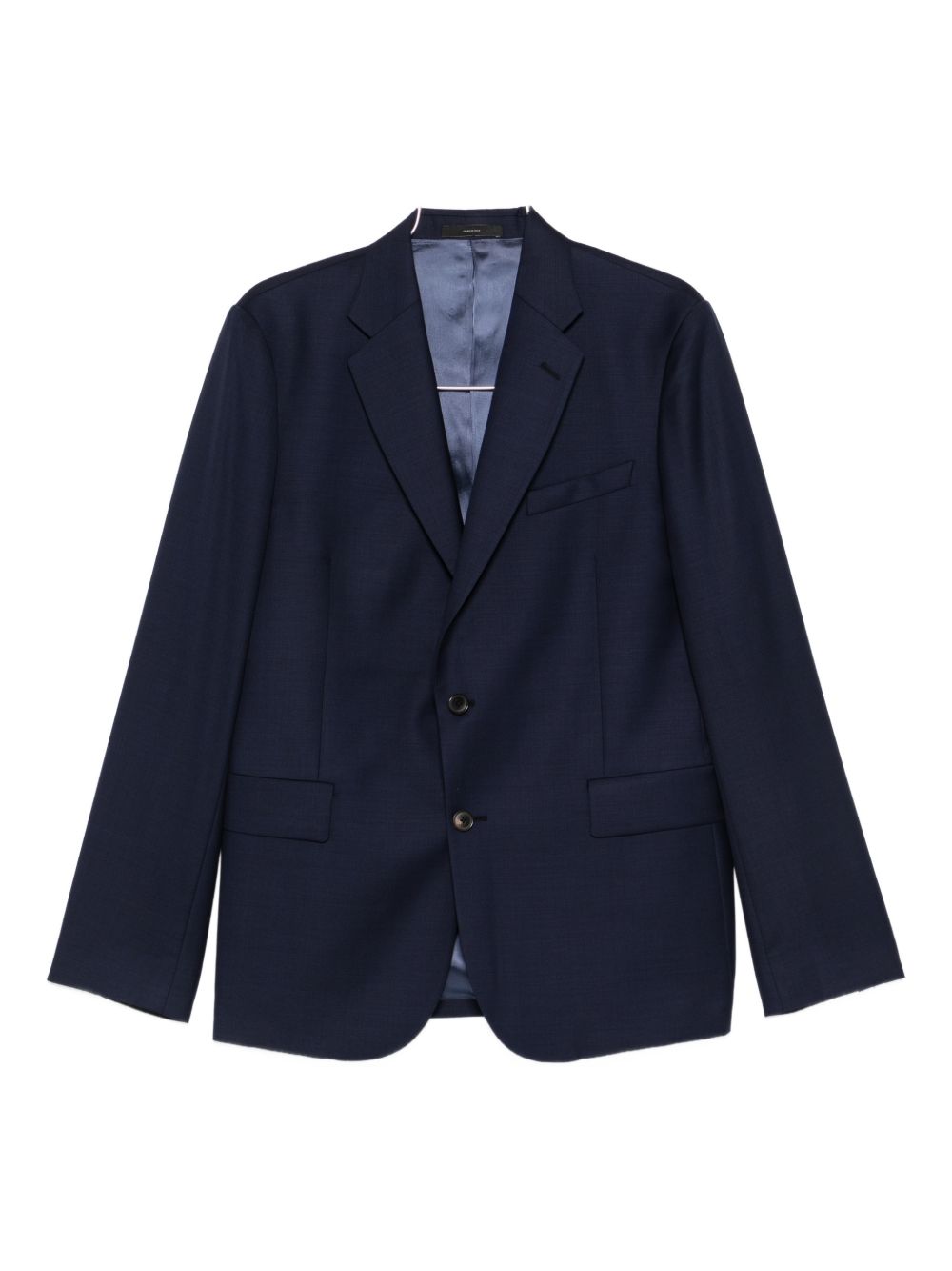 Paul Smith Wool Single-Breasted Blazer — Navy