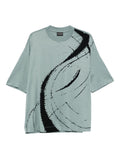 Emporio Armani Graphic Print T-Shirt — Sage Green