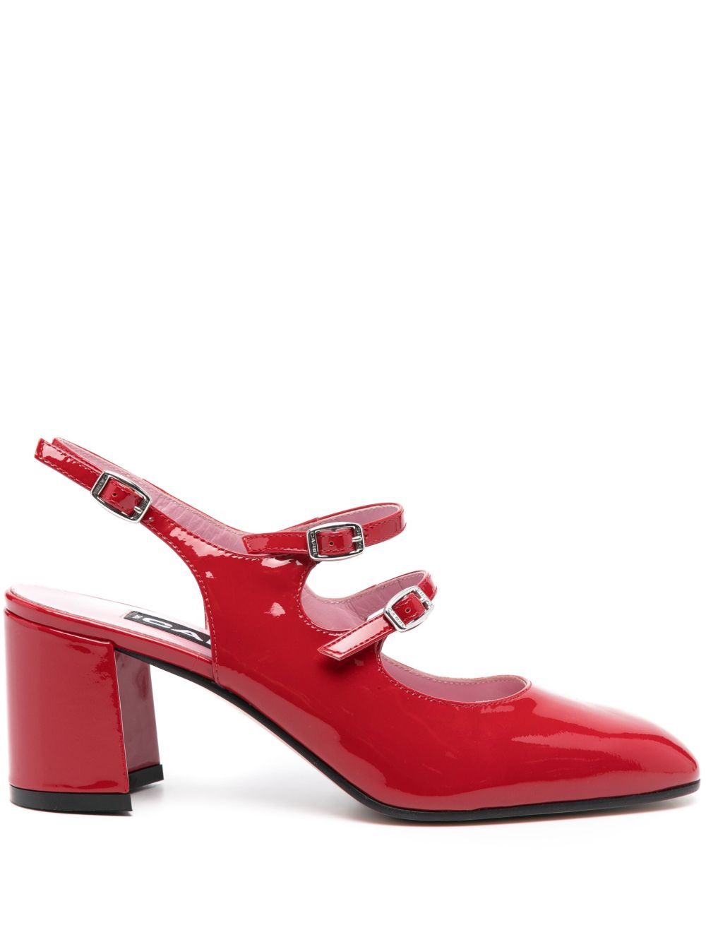 Carel Paris Patent Leather Pump — Red