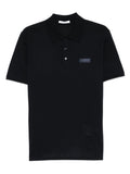 Givenchy Logo Patch Polo Shirt — Black