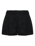 Givenchy Pleated Wool Shorts — Black