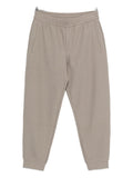 Emporio Armani Cotton-Blend Joggers — Beige