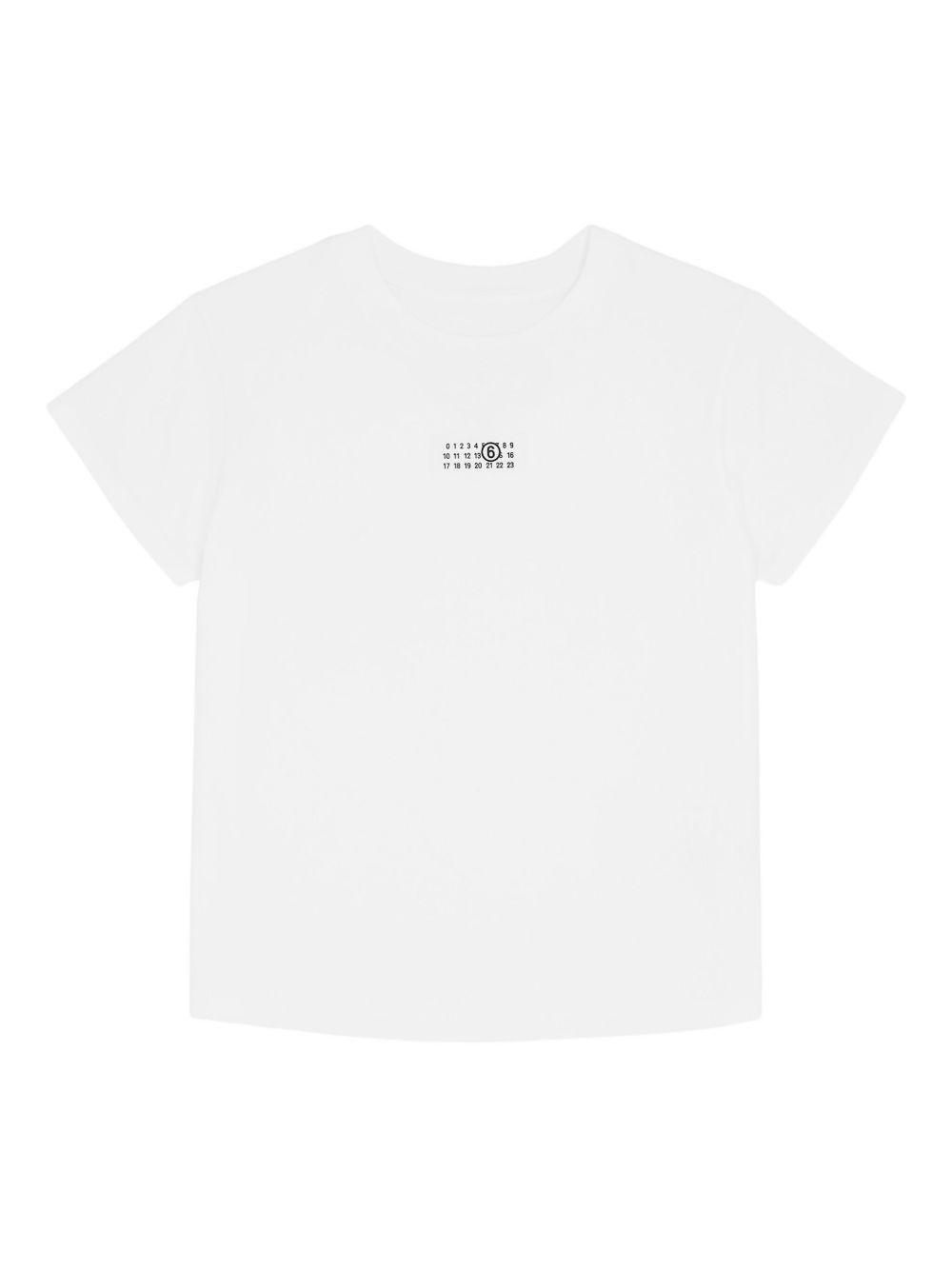 MM6 Maison Margiela Logo-Print Cotton T-Shirt — White