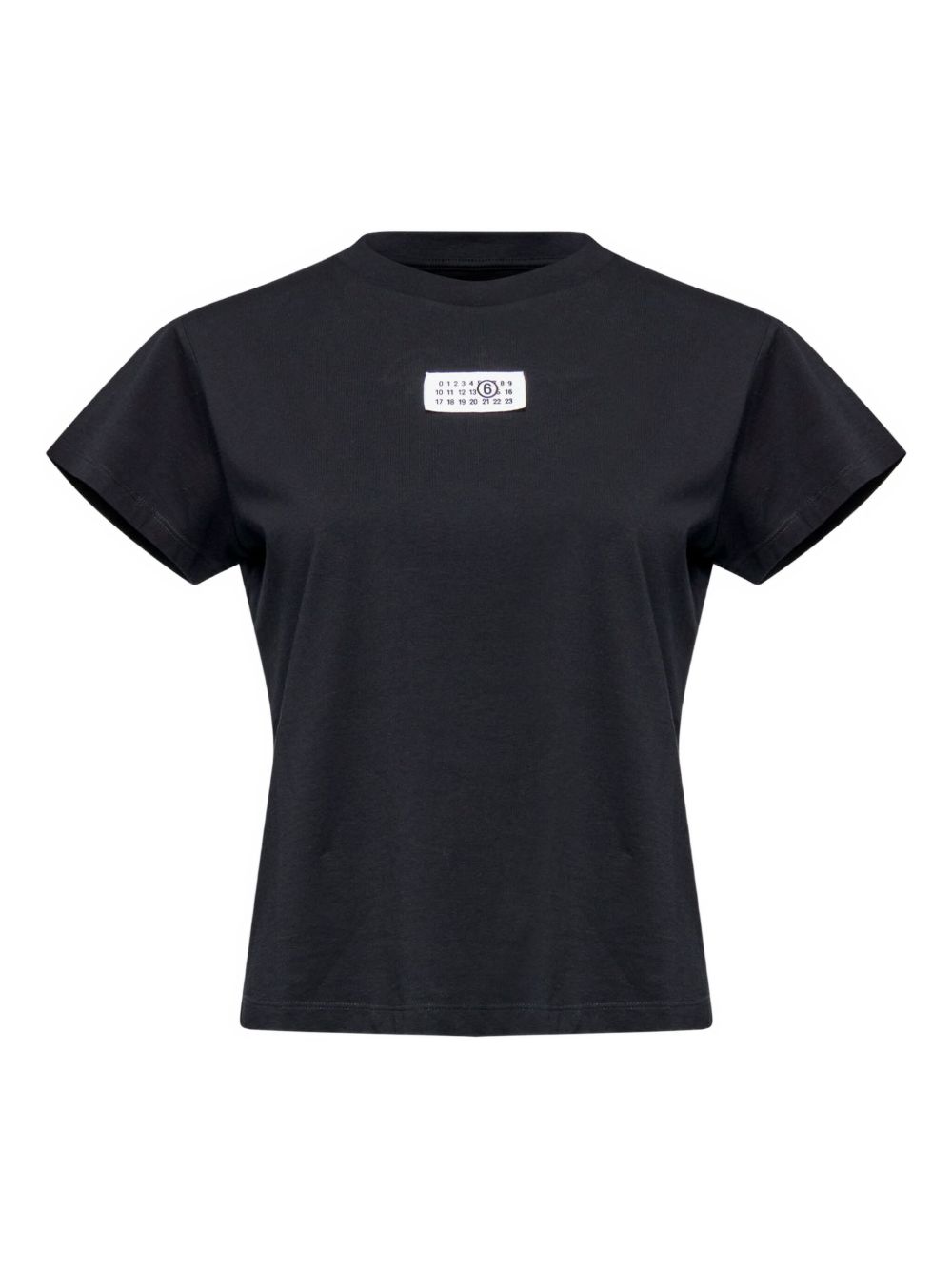 MM6 Maison Margiela Logo Cotton T-Shirt — Black