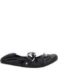 Balenciaga City Ballet Flat — Black