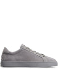Tod'S Suede Lace-Up Sneaker — Grey