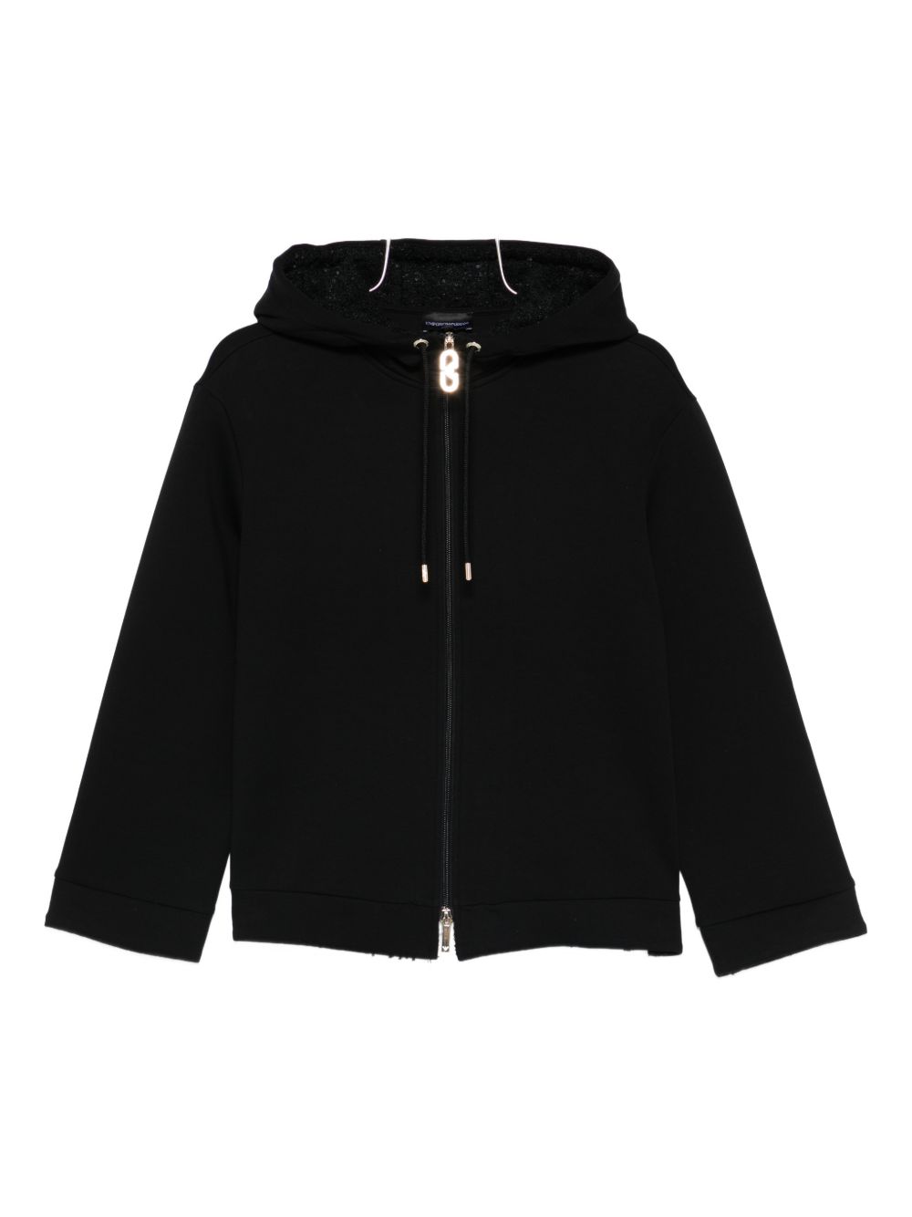 Emporio Armani Cotton Blouson Jacket — Black