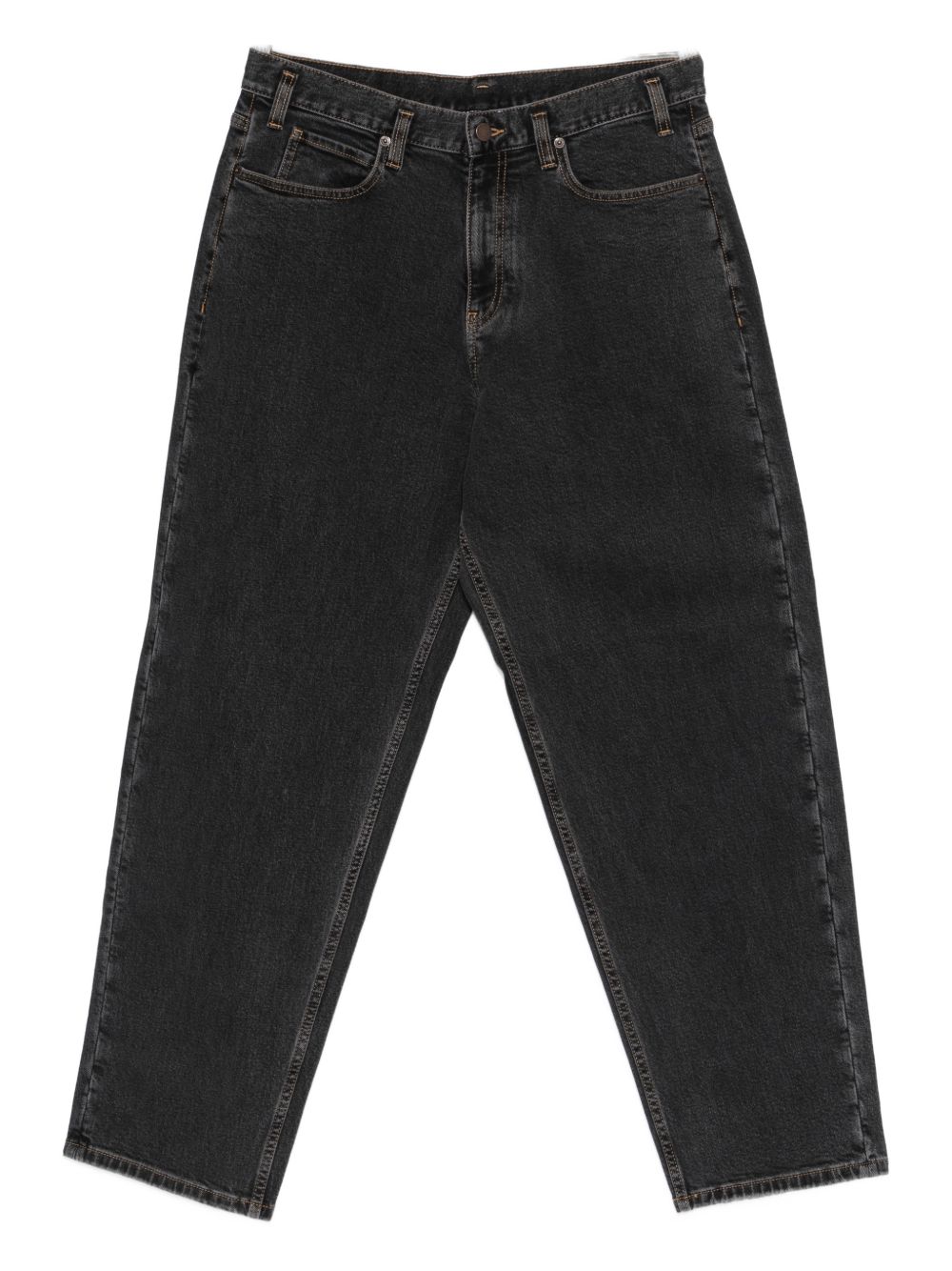 Emporio Armani Five-Pocket Cotton Denim Jeans — Grey