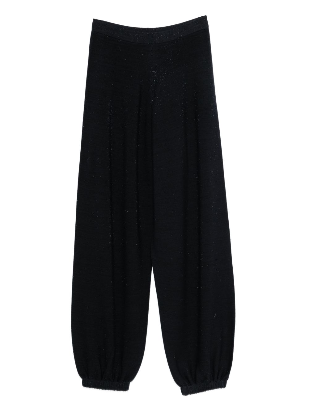 Fabiana Filippi Wool and Cotton Trousers — Black