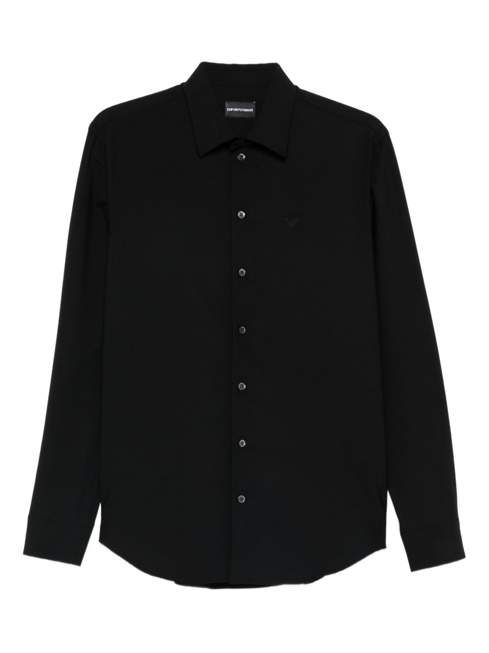Emporio Armani Wool Shirt — Black