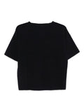 Fabiana Filippi Wool and Cotton Knit Sweater — Black