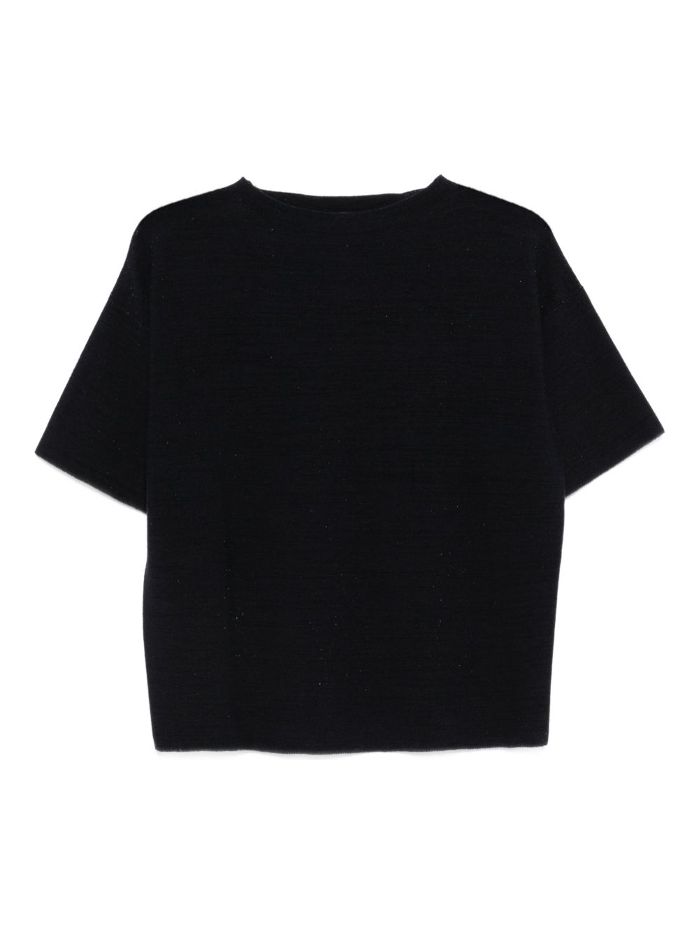 Fabiana Filippi Wool and Cotton Knit Sweater — Black