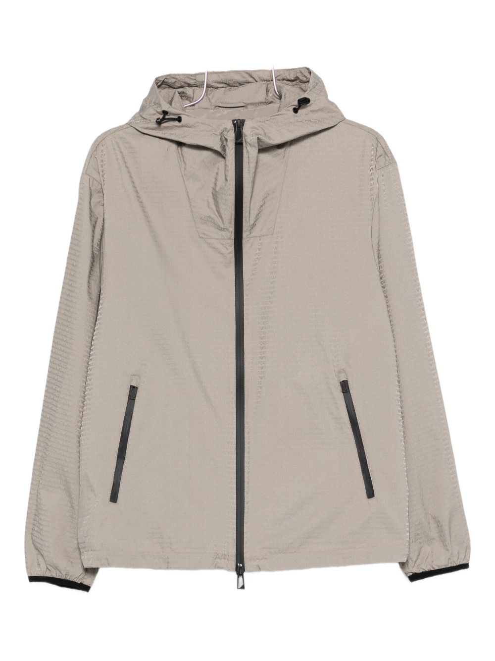 Emporio Armani Nylon Blouson Jacket — Grey