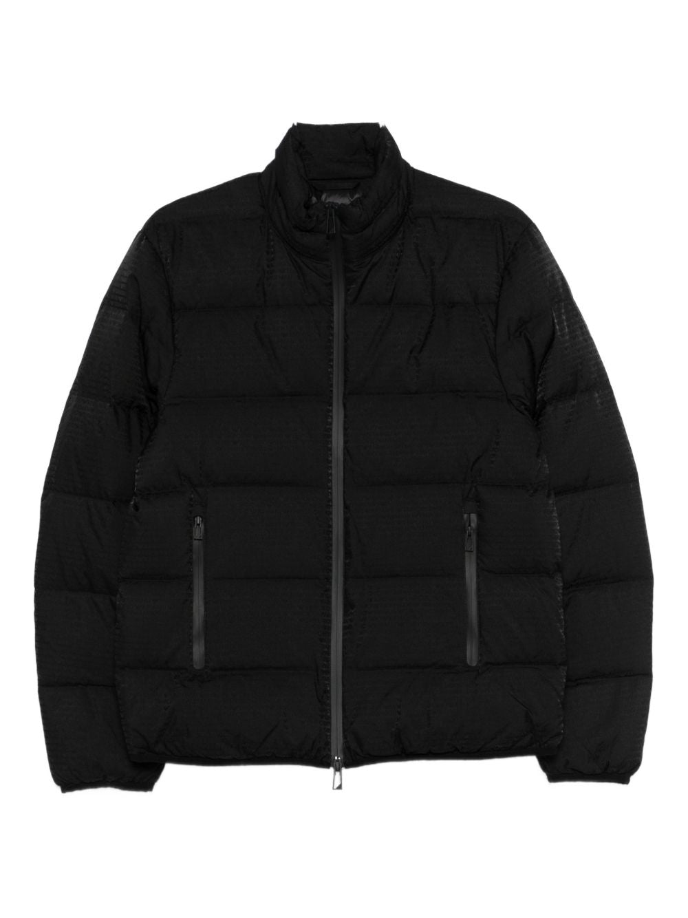 Emporio Armani Nylon Padded Down Jacket — Black