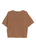 Fabiana Filippi Wool and Cotton Blend Sweater — Camel