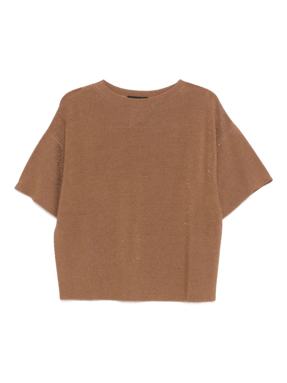 Fabiana Filippi Wool and Cotton Blend Sweater — Camel